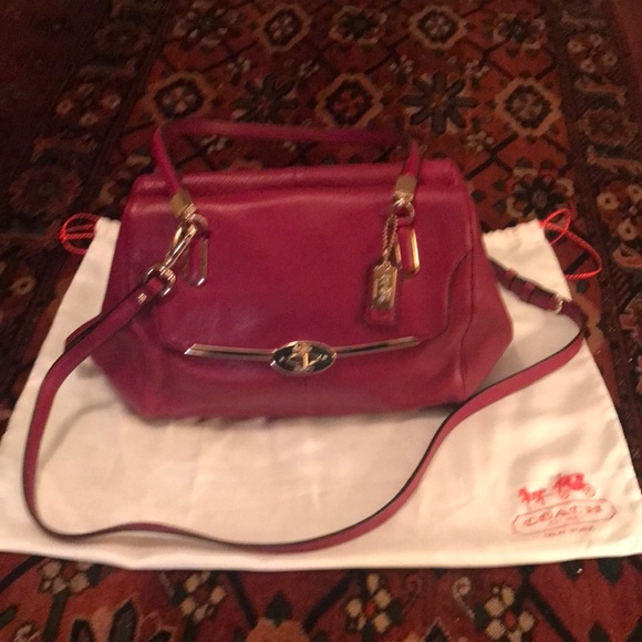 Coach Madison Madeline. Burgundy. Mint condition. Smoke free home. - Picture 1 of 6